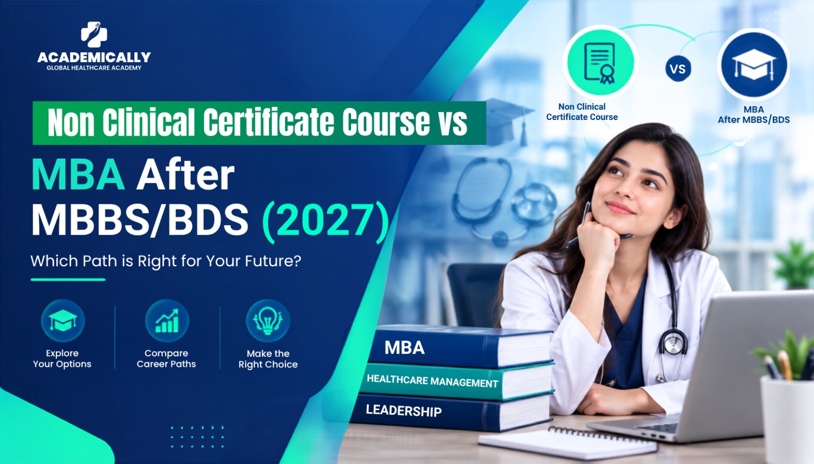 Non Clinical Certificate Course vs MBA After MBBS/BDS (2027)